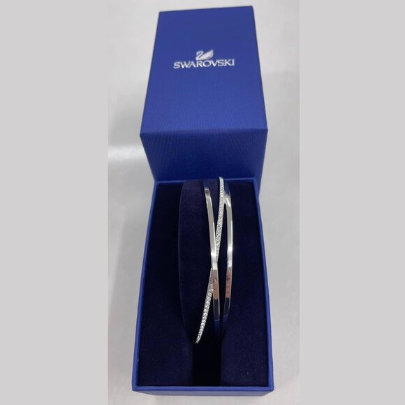Swarovski 5071171 Spiral Bangle, M - Picture 3 of 4
